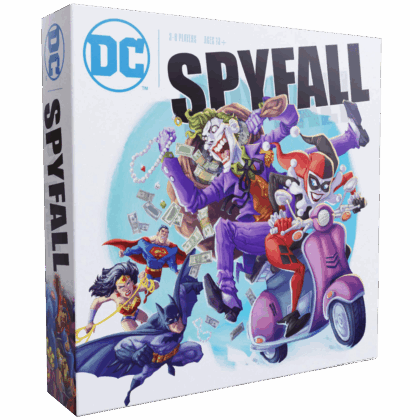 Juego de mesa "DC Spyfall"