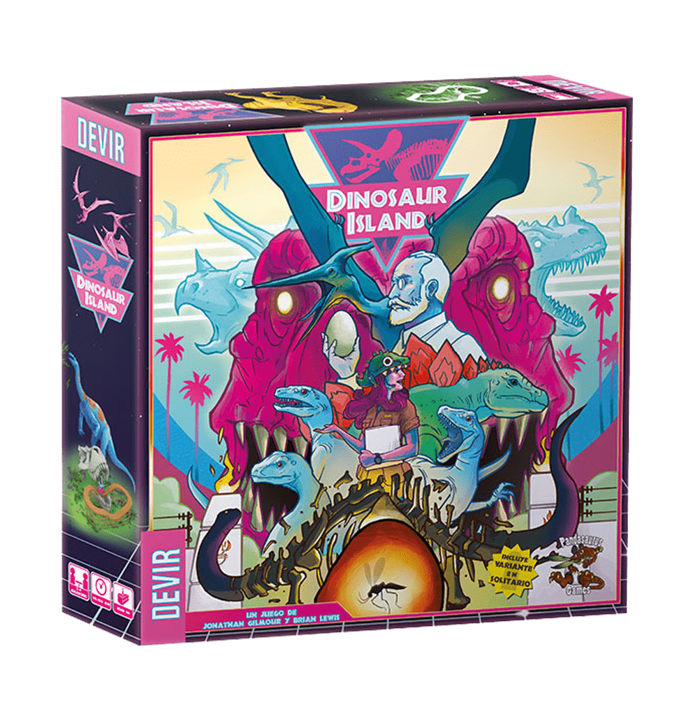 Juego de mesa "Dinosaur Island"