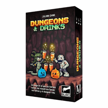 Juego de mesa "Dungeons & Drinks"