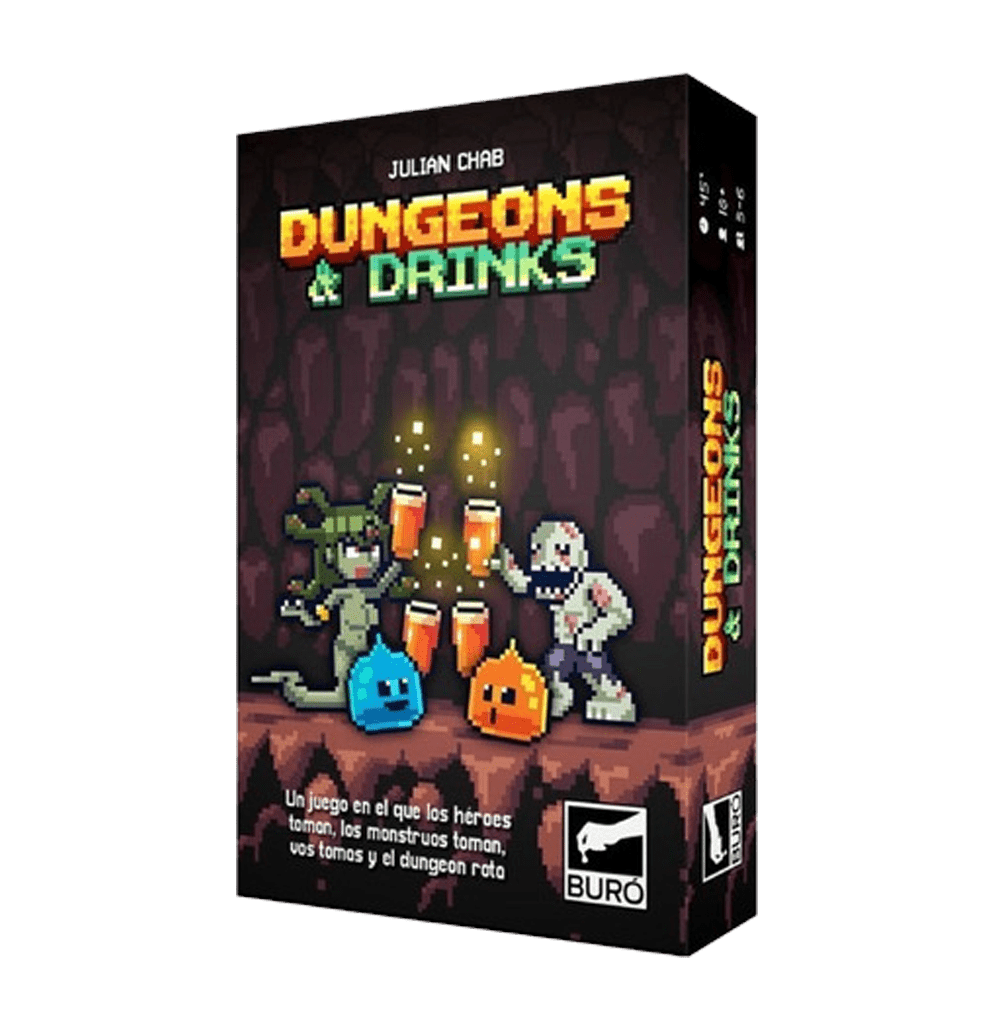 Juego de mesa "Dungeons & Drinks"