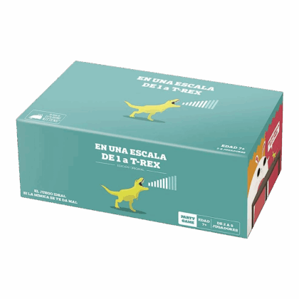 Juego de mesa "En una Escala de 1 a T-Rex"