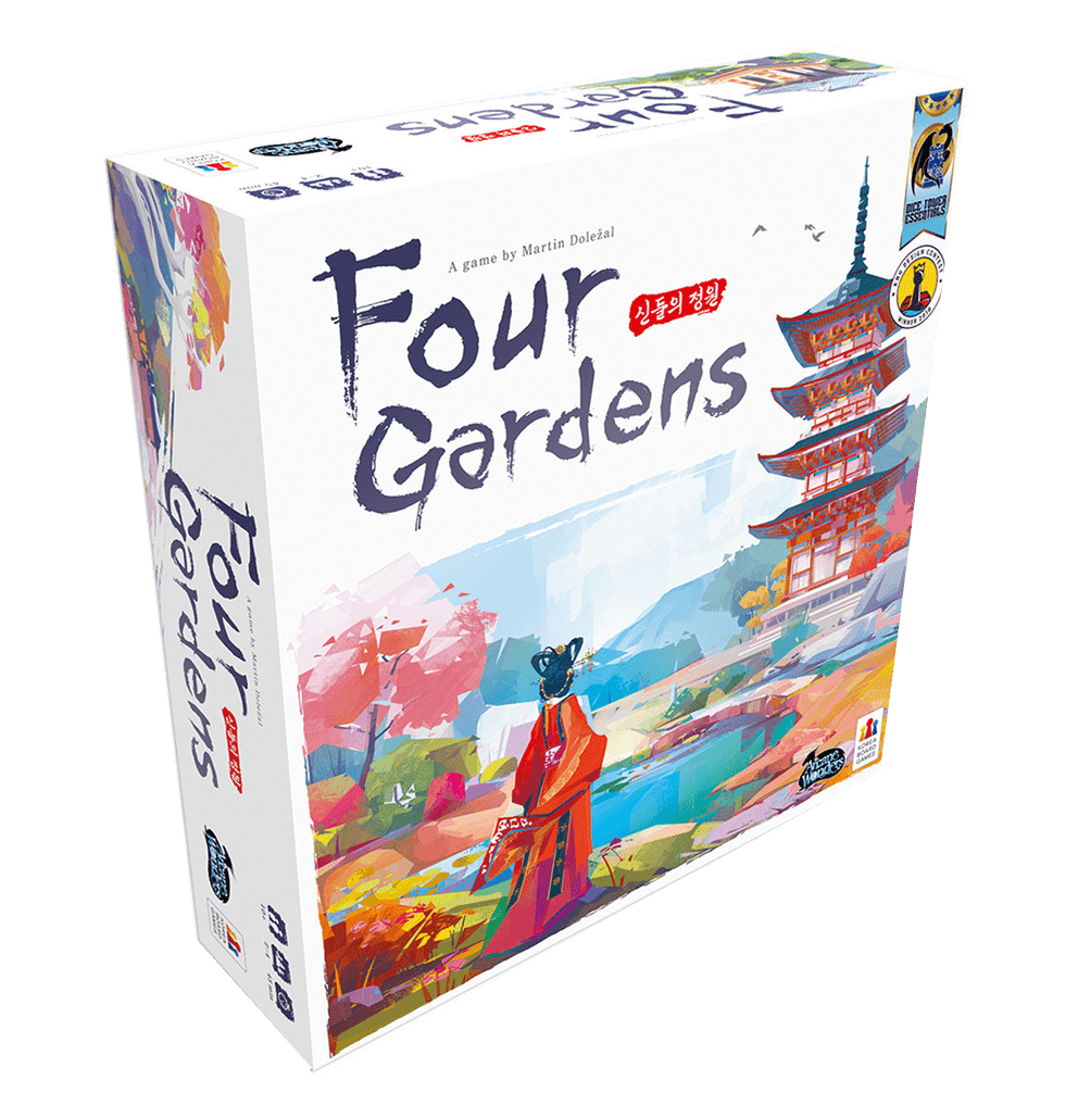Juego de mesa "Four Gardens"