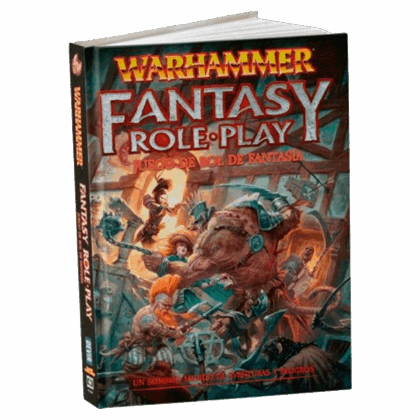 Libro para juego de rol "Warhammer Fantasy Role Play - Juego De Rol De Fantasía - Un Sombrío Mundo De Aventuras Y Peligros"