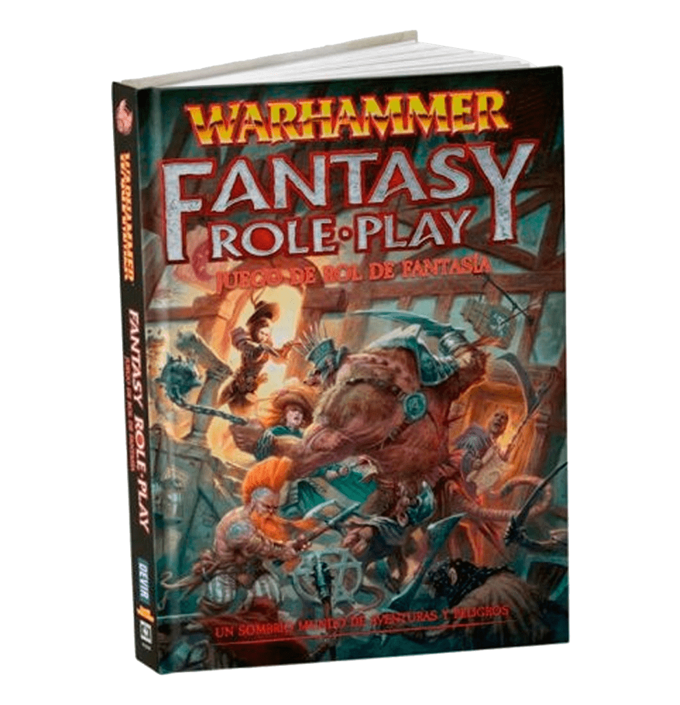 Libro para juego de rol "Warhammer Fantasy Role Play - Juego De Rol De Fantasía - Un Sombrío Mundo De Aventuras Y Peligros"