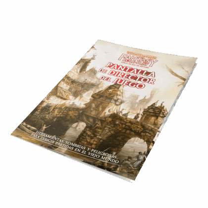 Pantalla para juego de rol "Warhammer Fantasy Role Play - Pantalla de Director del Juego"