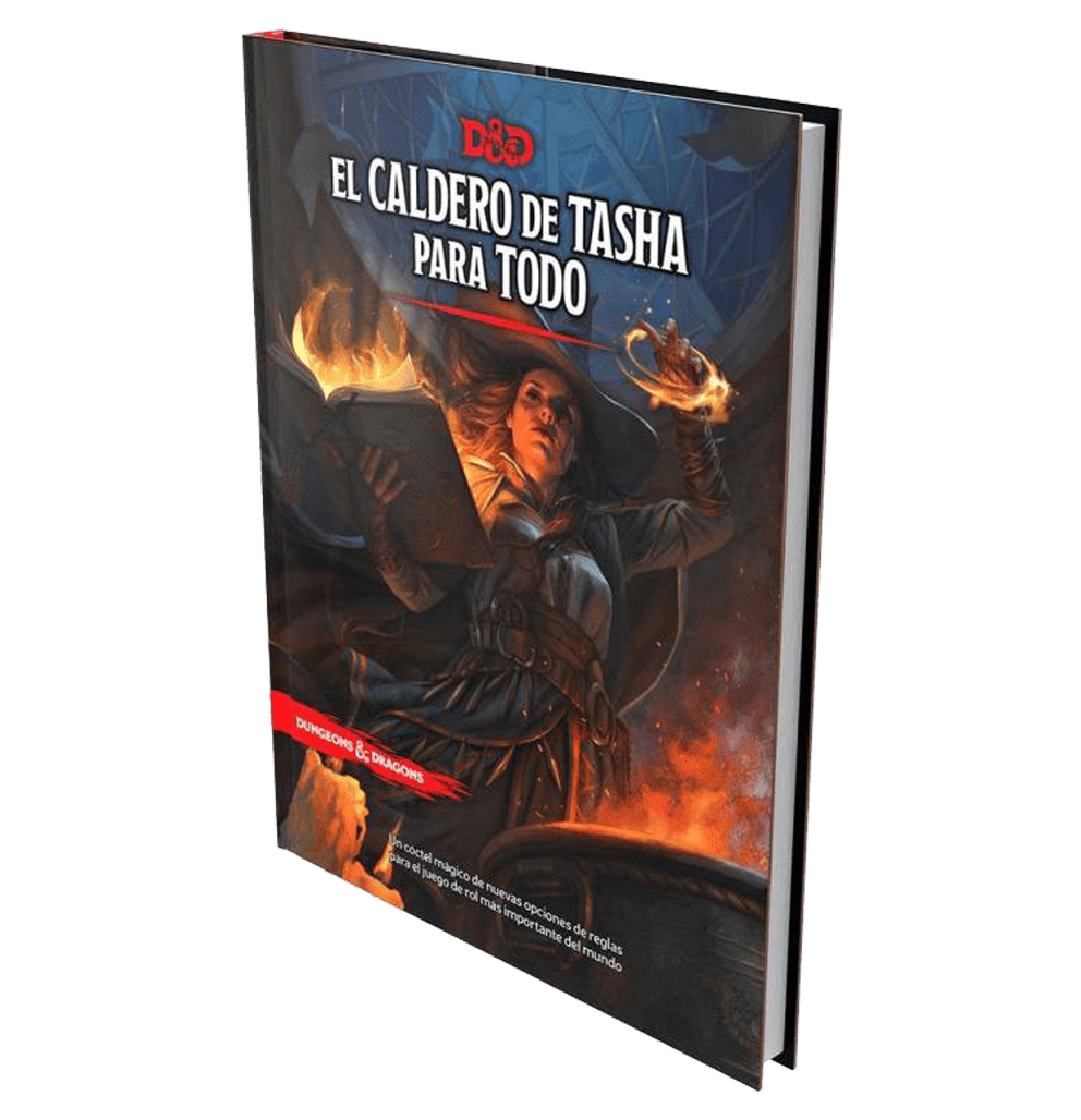 Libro para juego de rol "D&D - Quinta Edición - El Caldero de Tasha Para Todo"