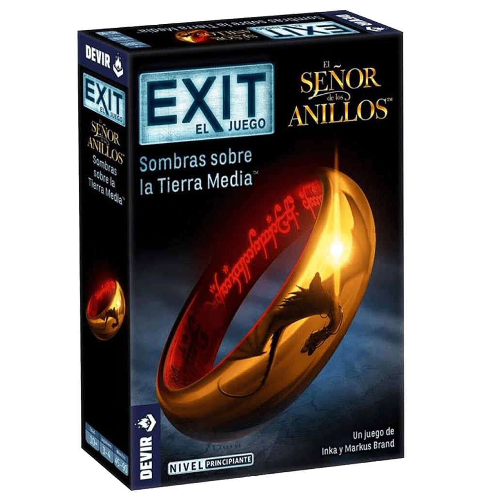 Juego de mesa "Exit: El Señor de los Anillos – Sombras sobre la Tierra Media"