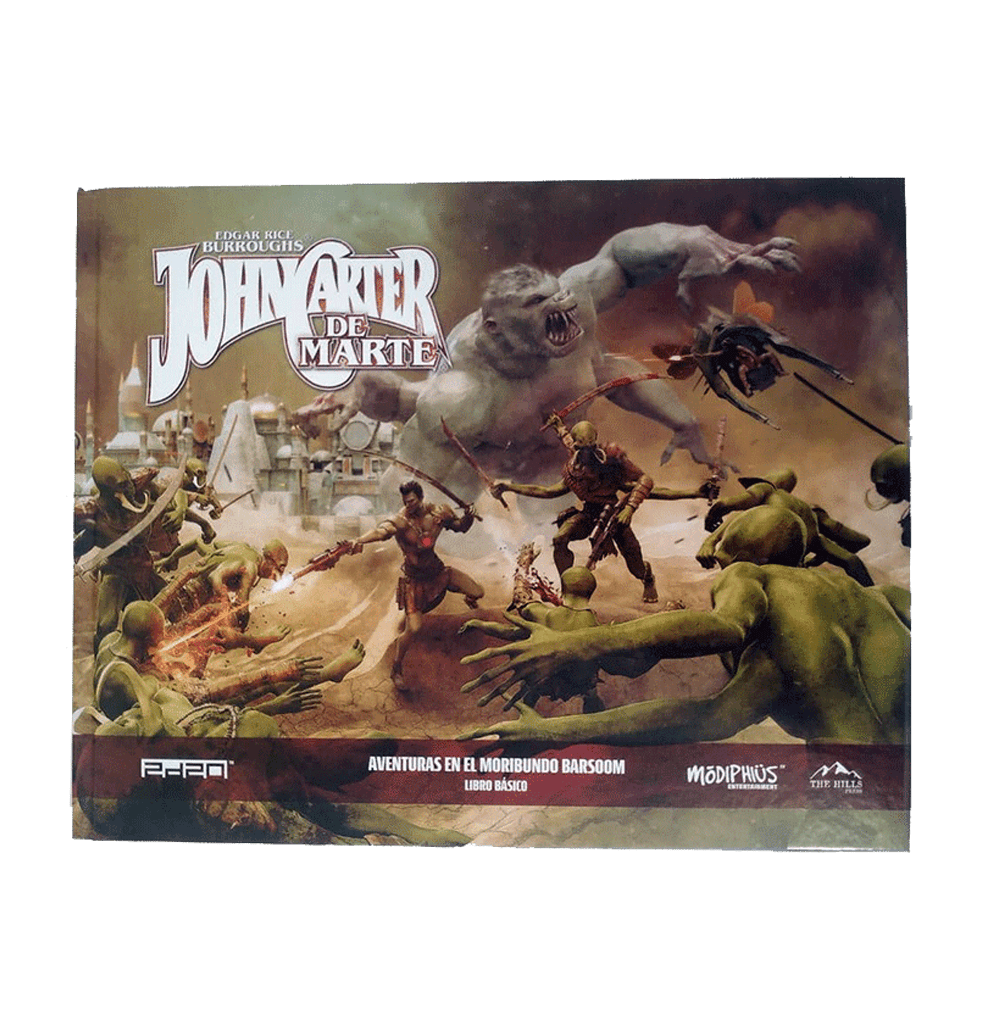 Caja para juego de rol "John Carter de Marte"