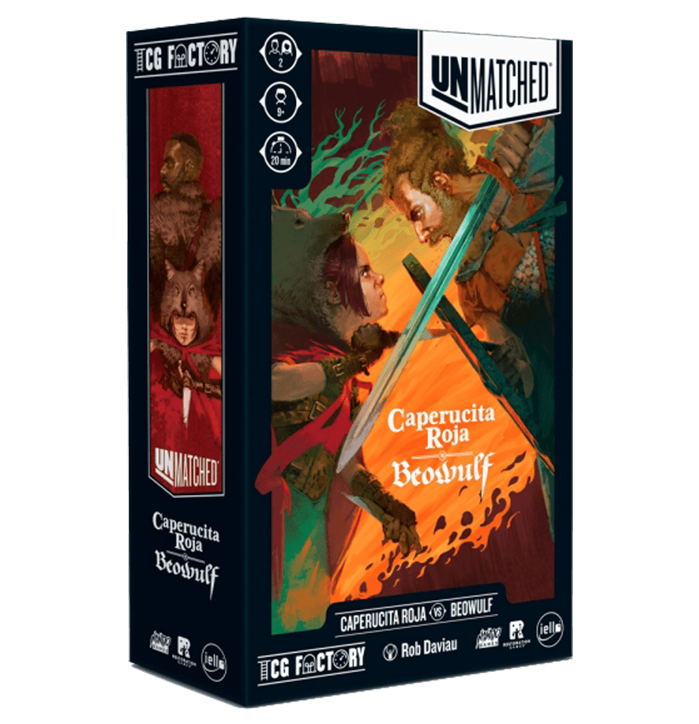Juego de mesa "Unmatched: Caperucita & Beowulf"
