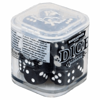 Citadel: Dice Set - 12 mm - Black