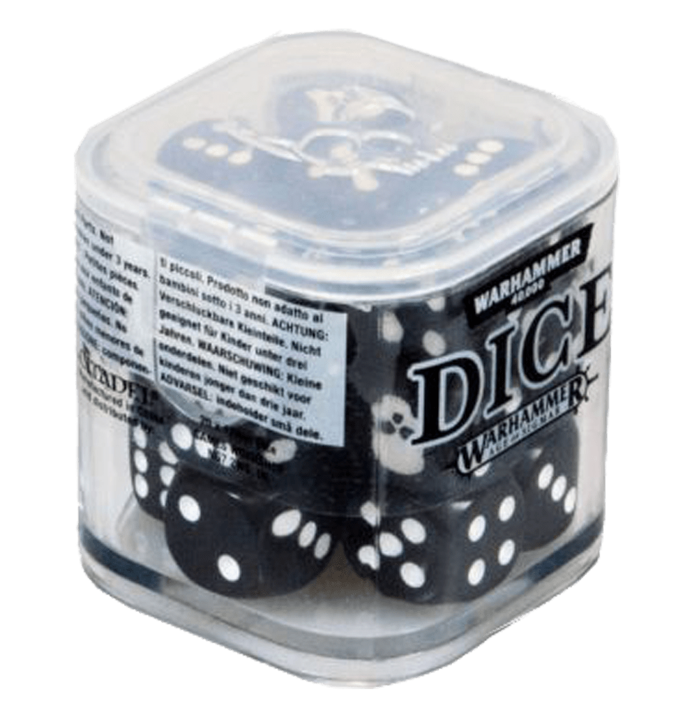Citadel: Dice Set - 12 mm - Black