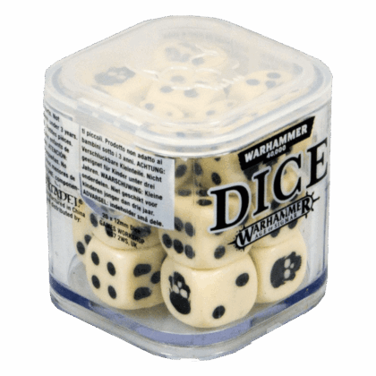 Citadel: Dice Set - 12 mm - Bone