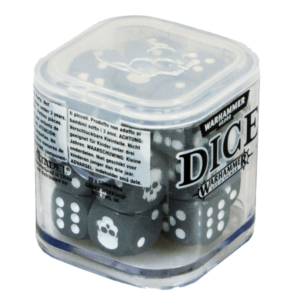 Citadel: Dice Set - 12 mm - Grey