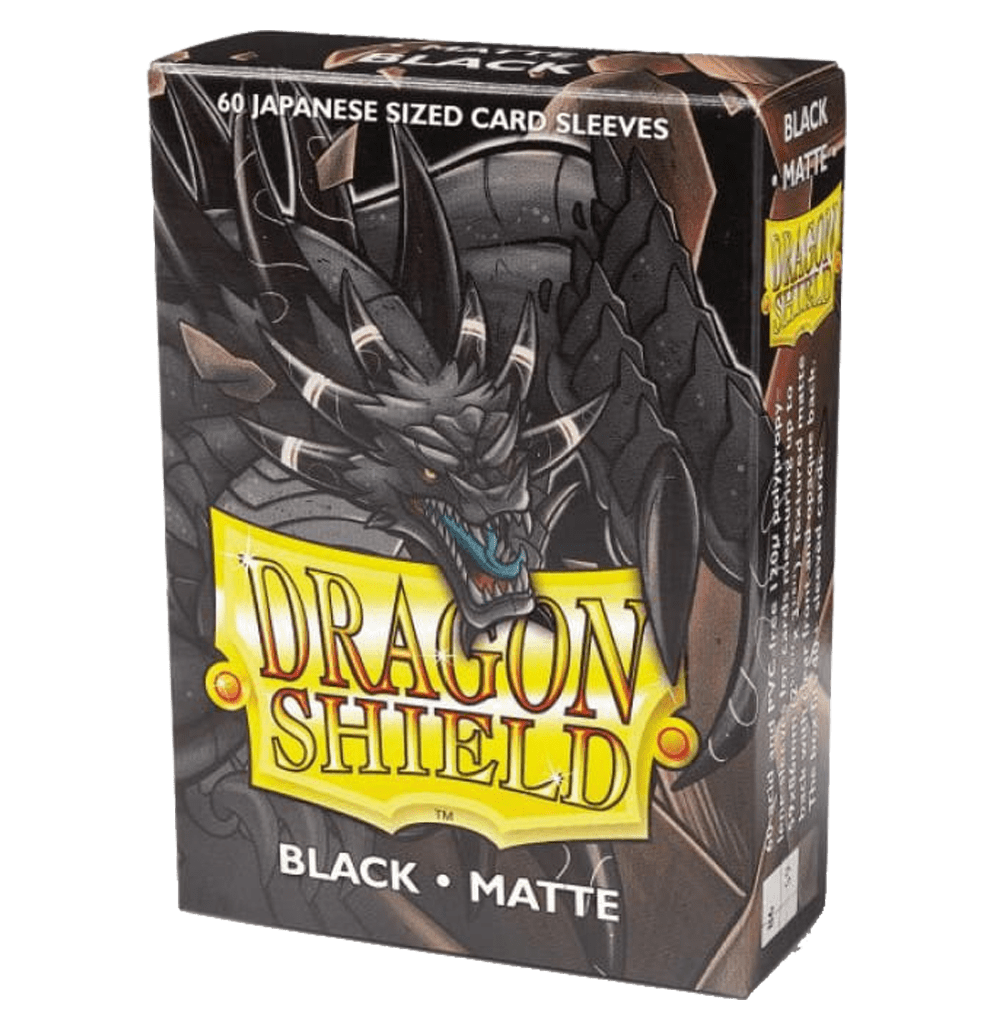 Sleeves Dragon Shield - BLACK MATTE - 59 x 86 mm - Pack 60