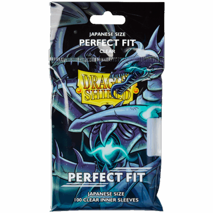 Sleeves Dragon Shield - CLEAR - Perfect Fit - 59 x 86 mm - Pack 100