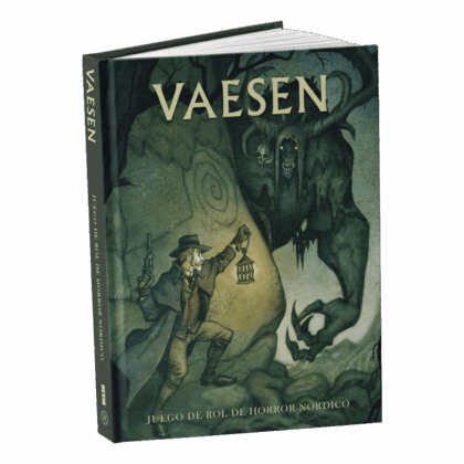 Libro para juego de rol "Vaesen - El Juego de Rol de Horror Nórdico"