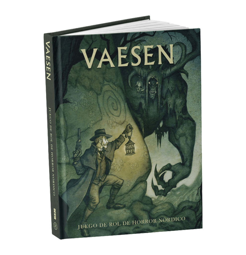 Libro para juego de rol "Vaesen - El Juego de Rol de Horror Nórdico"