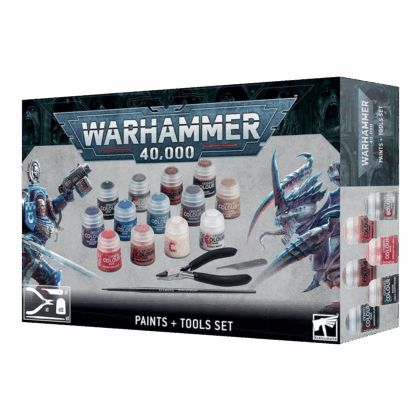 Caja para Juego de Miniatura "Warhammer 40000: Paints + Tools Set ENG/SPA/PORT/LAT"