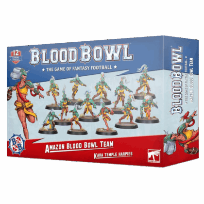 Caja para Juego de Miniatura "Blood Bowl: Amazon Team"