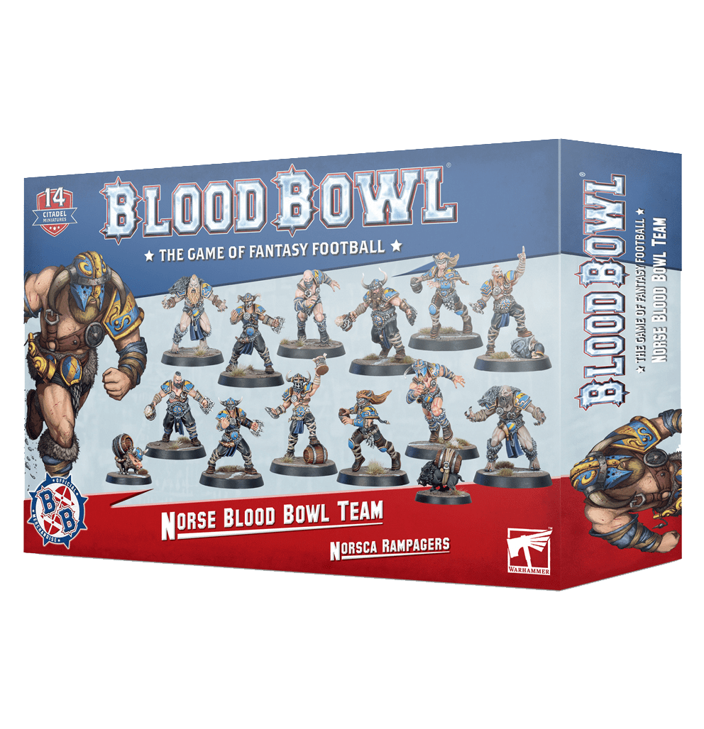 Caja para Juego de Miniatura "Blood Bowl: Norse Team"