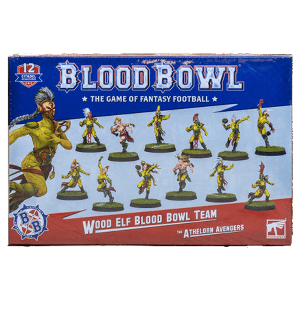 Caja de Miniaturas "Blood Bowl: Wood Elf Team"