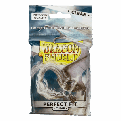 Sleeves Dragon Shield - Perfect Fit CLEAR - 63 x 88 mm - Pack 100