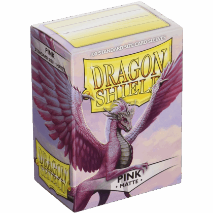 Sleeves Dragon Shield - PINK MATTE - 63 x 88 mm - Pack 100
