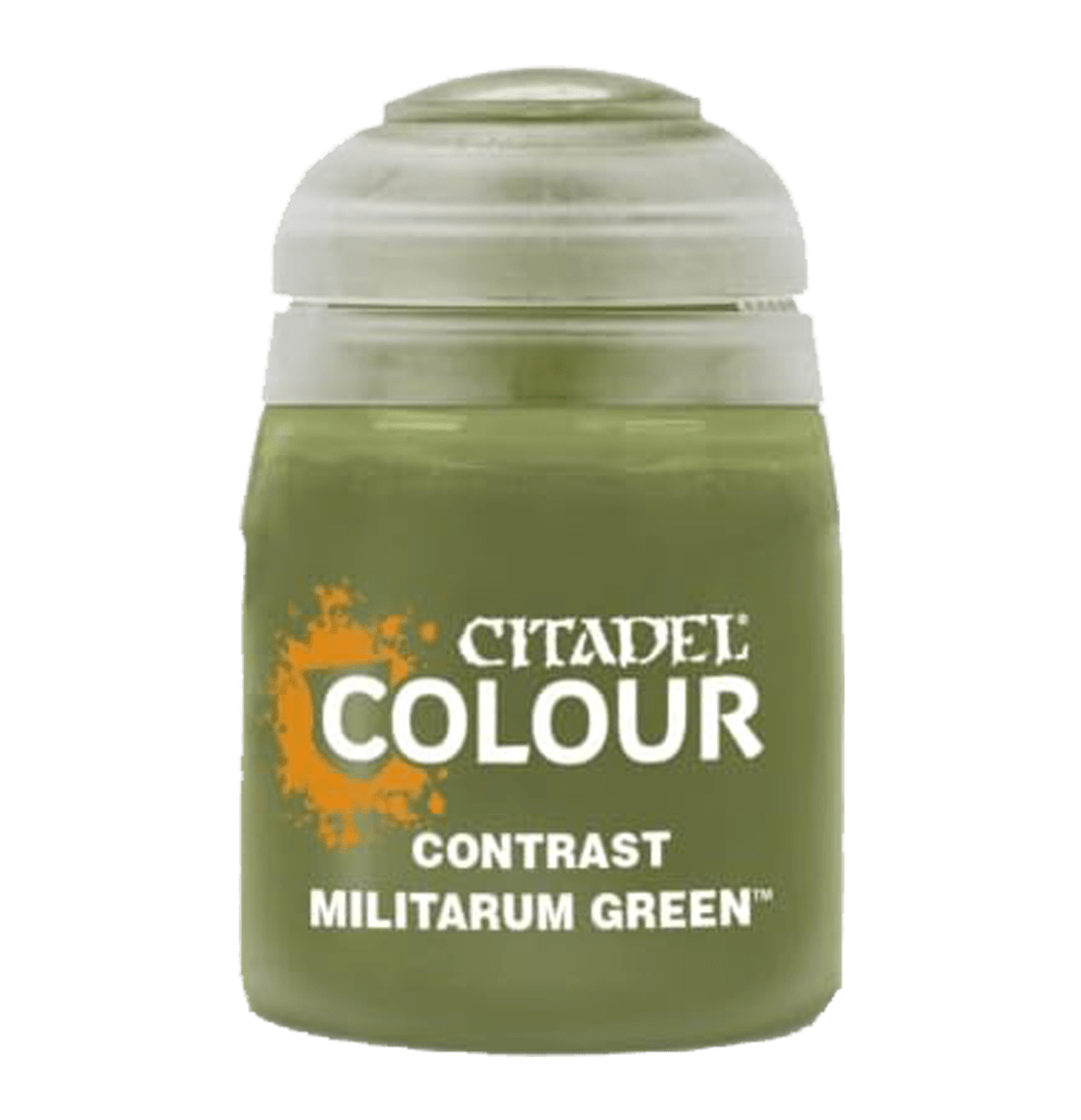Pintura para Miniaturas "Contrast - Militarum Green"