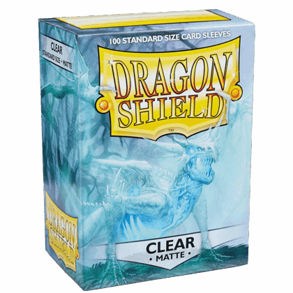 Sleeves Dragon Shield - CLEAR MATTE - 63 x 88 mm - Pack 100