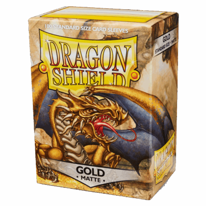 Sleeves Dragon Shield - GOLD MATTE - 63 x 88 mm - Pack 100