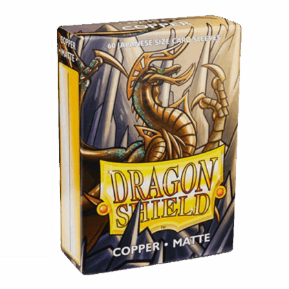 Sleeves Dragon Shield - COPPER MATTE - Japanese Size - Pack 60