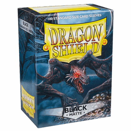 Sleeves Dragon Shield - BLACK MATTE - 63 x 80 mm - Pack 60