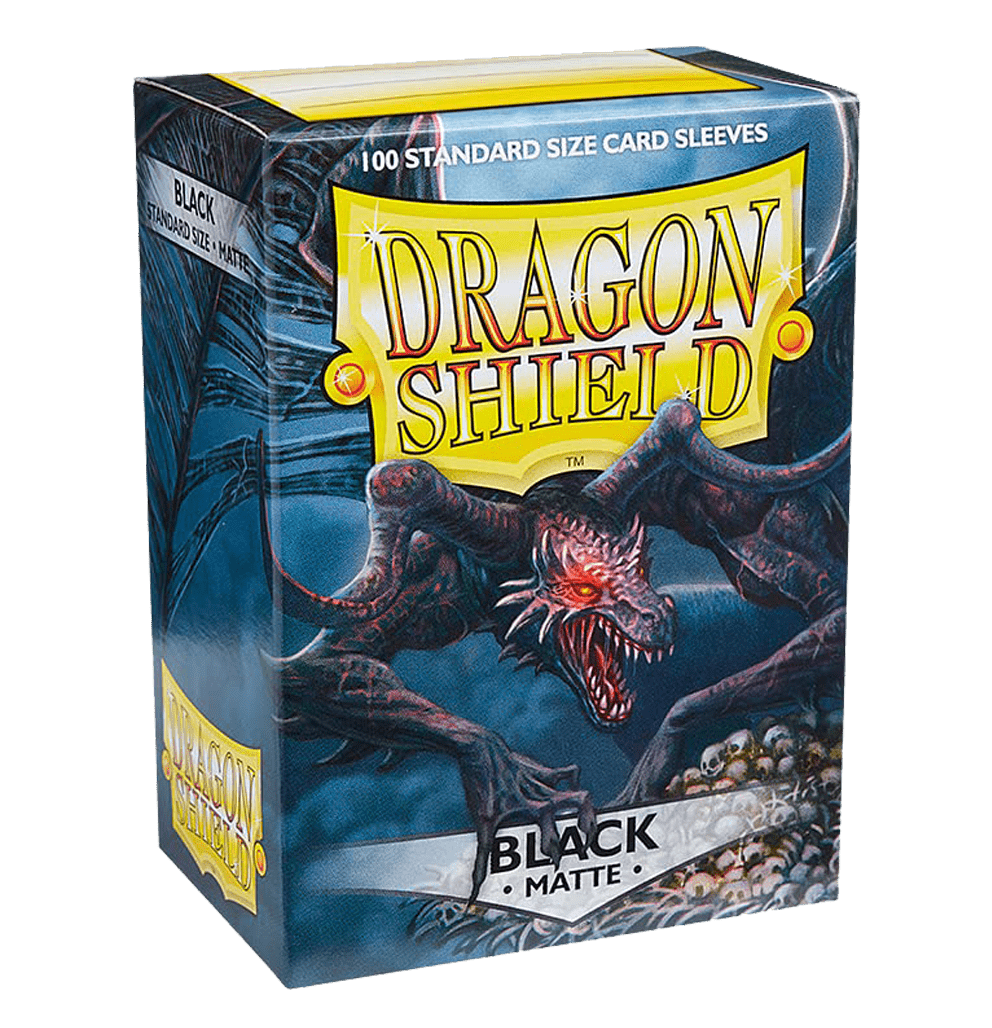 Sleeves Dragon Shield - BLACK MATTE - 63 x 80 mm - Pack 60