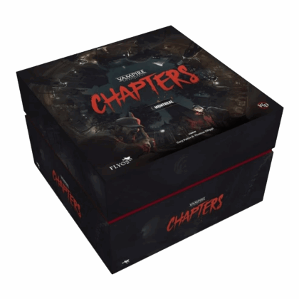 Caja para juego de rol "Vampire: The Masquerade - Chapters"