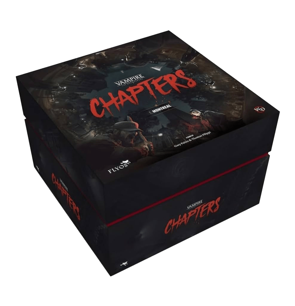 Caja para juego de rol "Vampire: The Masquerade - Chapters"
