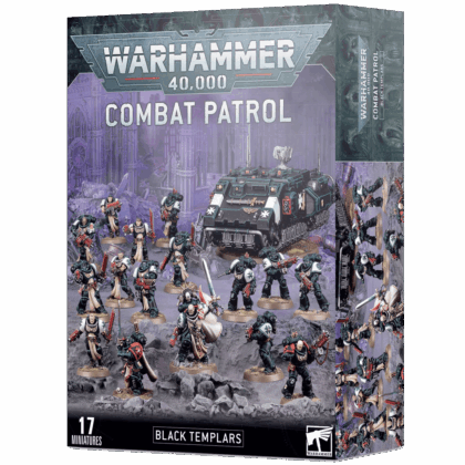 Pack de miniaturas "Warhammer 40000: Combat Patrol: Black Templars"