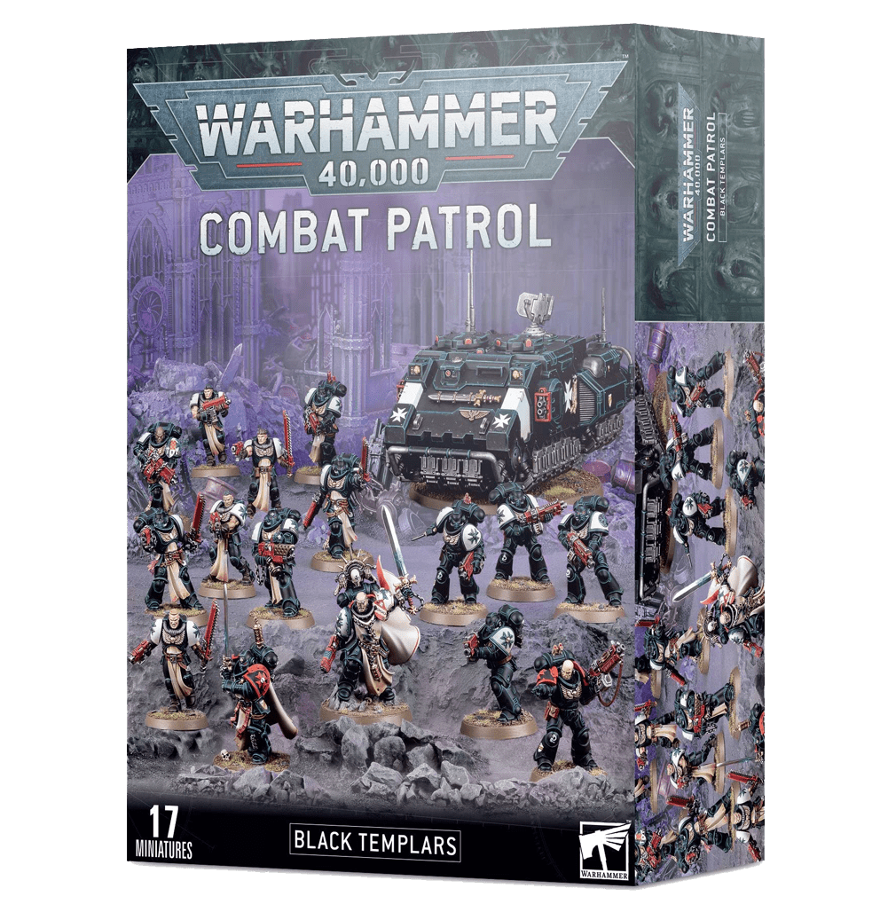 Pack de miniaturas "Warhammer 40000: Combat Patrol: Black Templars"