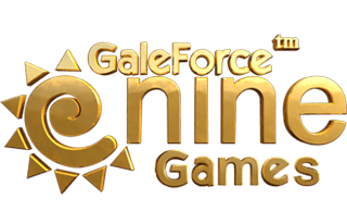 Logo de la Editorial "Gale Force Nine Games"