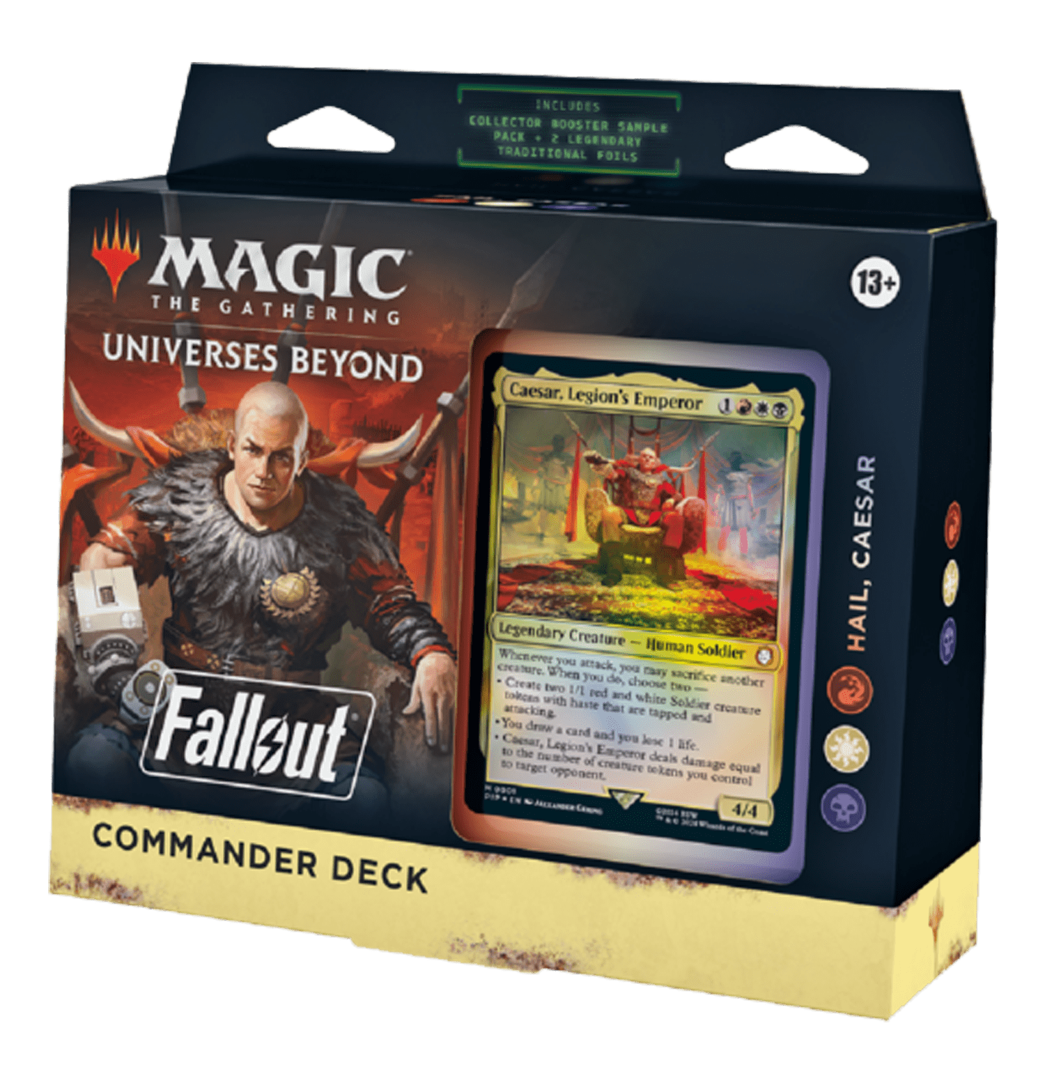 Mazo de cartas "Magic the Gathering: Fallout Commander Deck - Hail, Caesar"