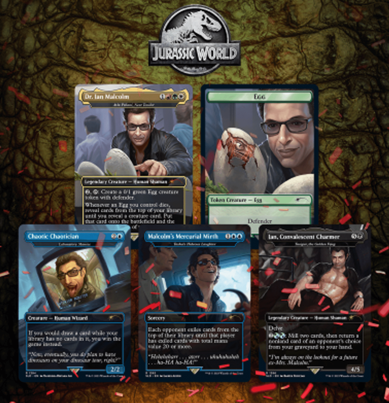 Magic TG: Secret Lair Drop Series - Secret Lair x Jurassic World: Dr. Ian Malcolm