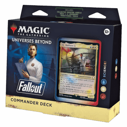Mazo de cartas "Magic the Gathering: Fallout Commander Deck - Science!"