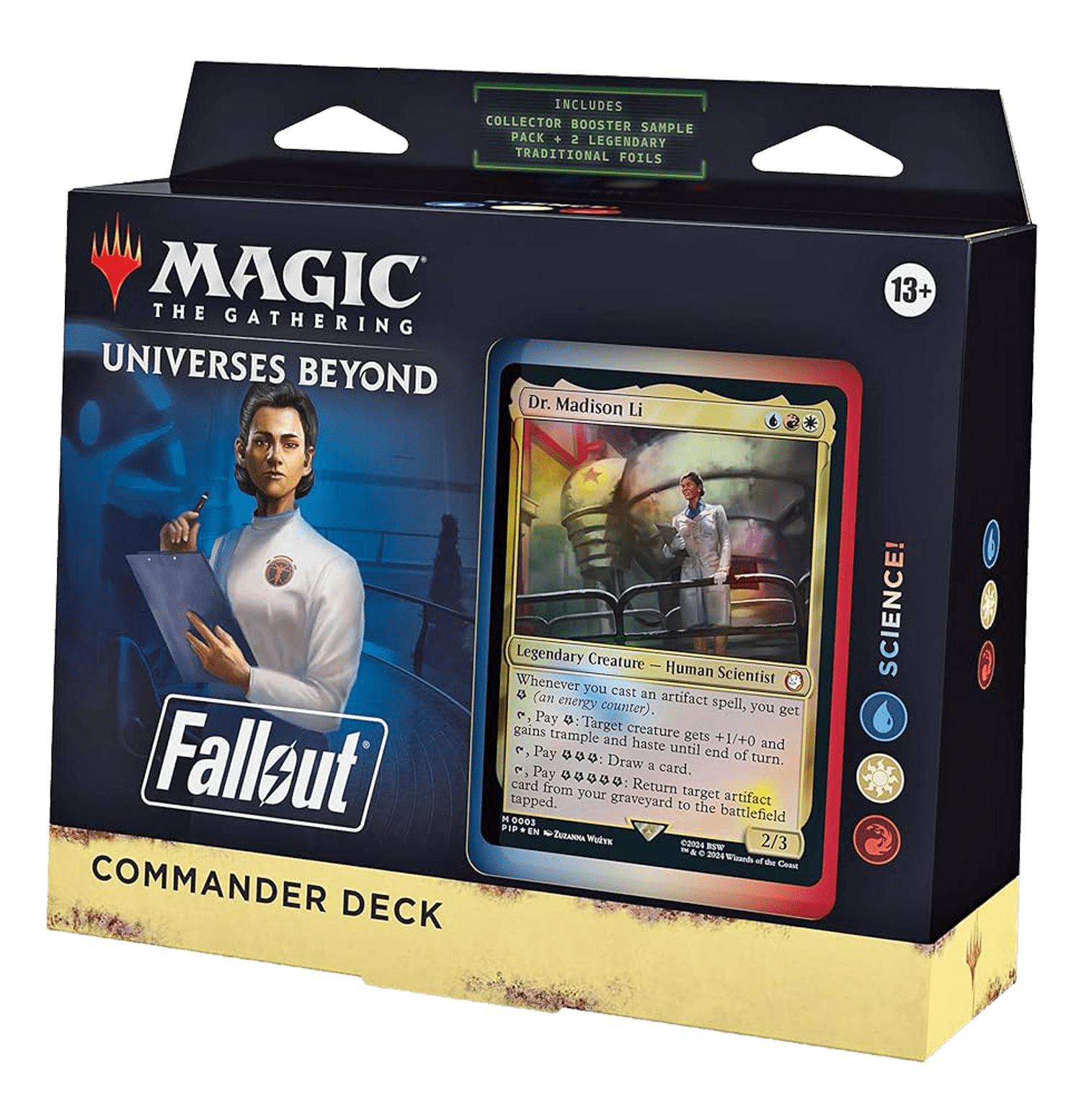 Mazo de cartas "Magic the Gathering: Fallout Commander Deck - Science!"
