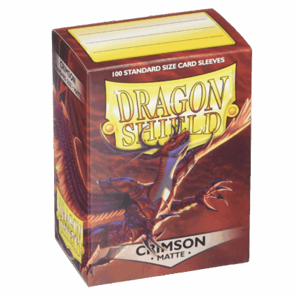Fundas para cartas "Dragon Shield Sleeves: Standard- Matte Crimson (100 ct.)"
