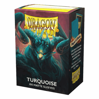 Fundas para cartas "Dragon Shield Sleeves: Standard- Matte Turqouise 'Atebeck' (100 ct.)"
