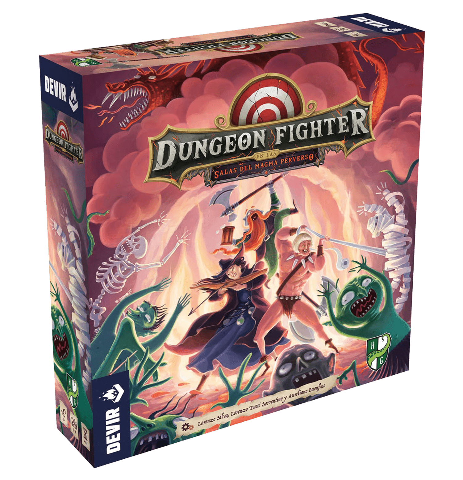 Juego de mesa "Salas del Magma Perverso"