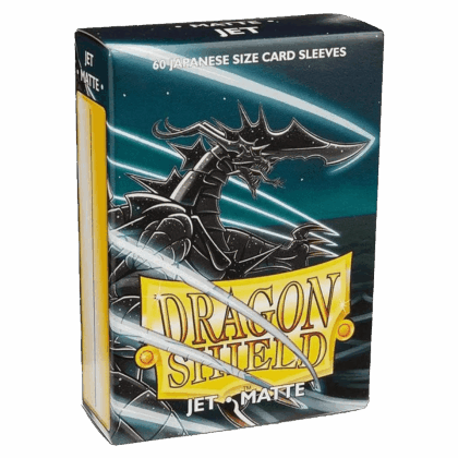 Fundas para cartas "Dragon Shield Sleeves: Japanese- Matte Jet (60 ct.)"