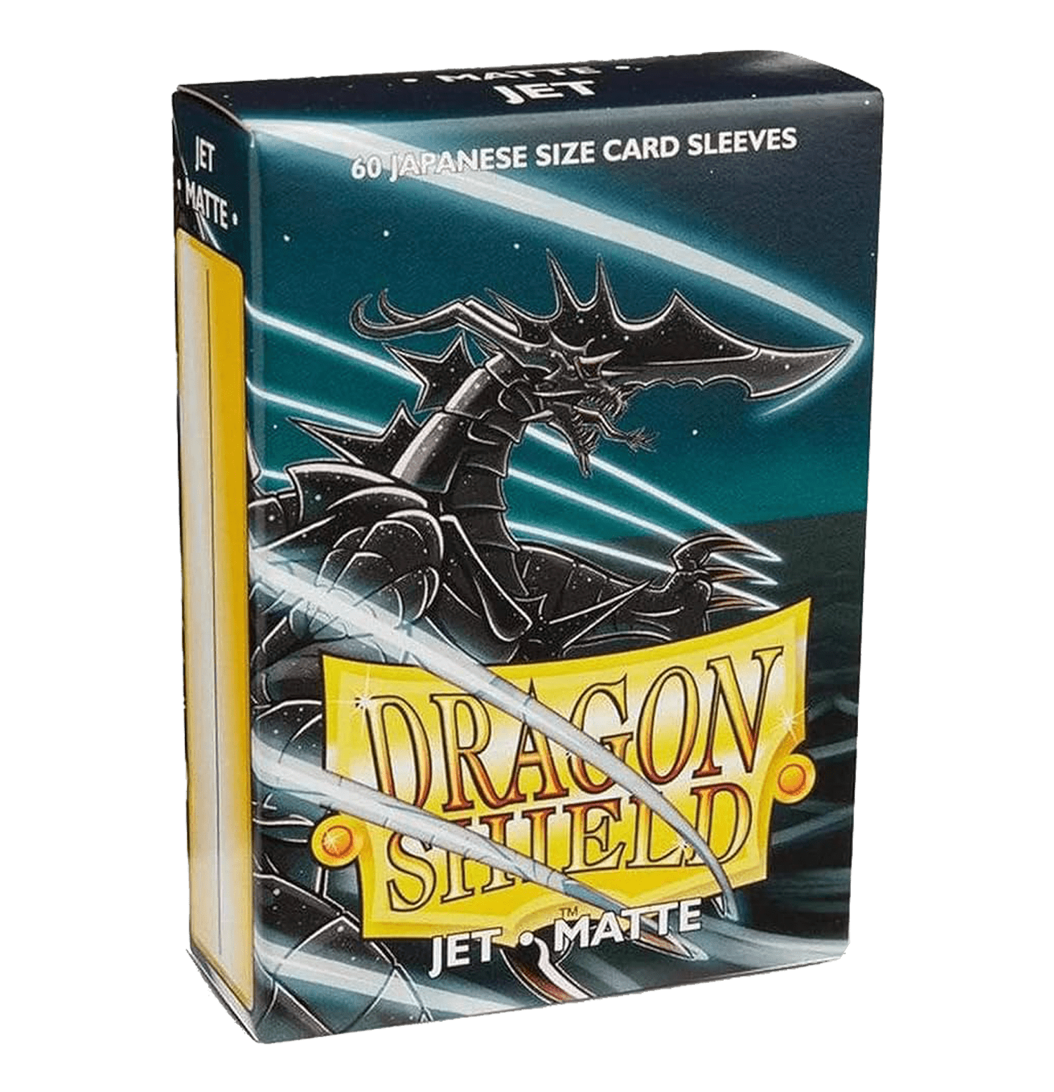 Fundas para cartas "Dragon Shield Sleeves: Japanese- Matte Jet (60 ct.)"