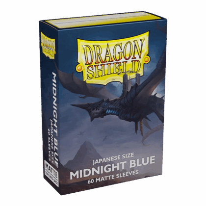 Fundas para cartas "ATMDSH11102: Dragon Shield Sleeves: Japanese- Matte Black (60 ct.)"