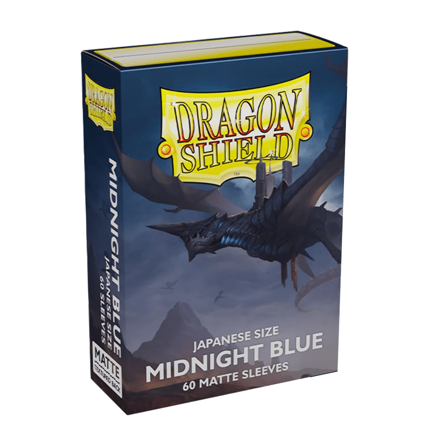 Fundas para cartas "ATMDSH11102: Dragon Shield Sleeves: Japanese- Matte Black (60 ct.)"