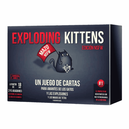 Juego de mesa "Exploding Kittens: Edición NSFW"